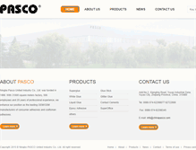 Tablet Screenshot of chinapasco.com